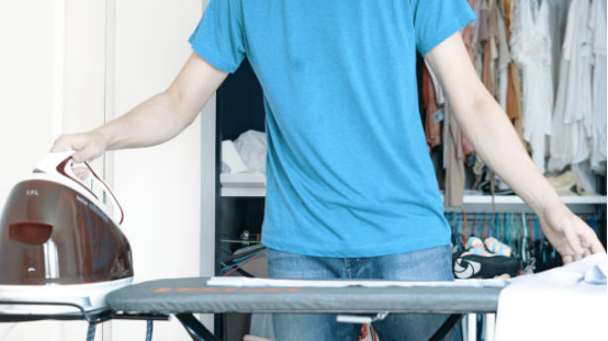 ironing board surface