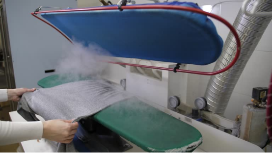 Steam ironing board combo with advanced technology integration