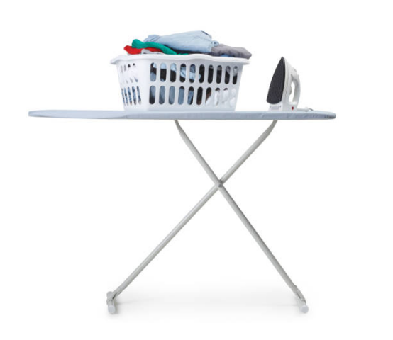 Ironing Board height locking mechanism under stress