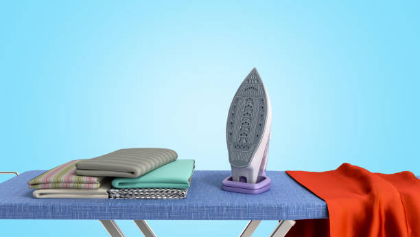 Ironing Board and steam iron working together